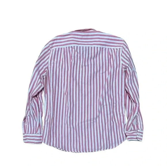 American Eagle Outfitters Red and White Stripe Shirt Size L - Picture 2 of 5